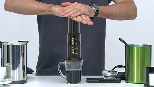 Aeropress Kaffee-Zubereiter