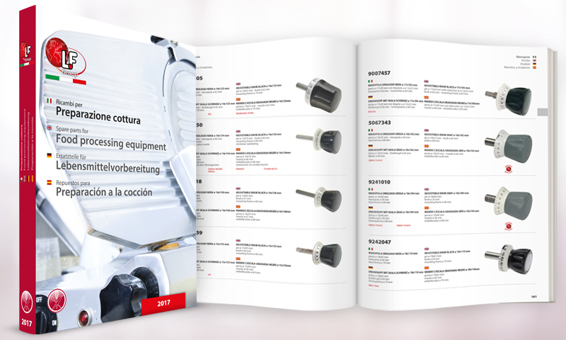 Ersatzteilkatalog für Lebensmittelvorbereitung 2017