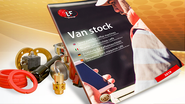 Van Stock für Kaffeemaschinen